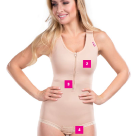 LIPOELASTIC MH Special Comfort Post-Surgical Compression Bodysuit  | بدلة ضغط ما بعد الجراحة من ليبوإيلاستيك إم إتش سبيشال كومفورت